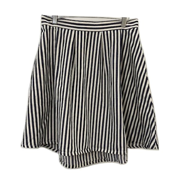 Line of Progress Dresses & Skirts - Life in Progress Navy/White Striped Skirt